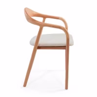 Warsow Nordic Sedia da pranzo in legno naturale | Design elegante e confortevole