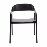 Sedia nordica in rovere con braccioli Soho | Design minimalista scandinavo
