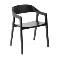Scandinavische Eiken Stoel met Armen Soho | Scandinavisch Minimalistisch Ontwerp