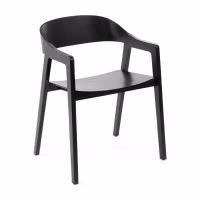 Sedia nordica in rovere con braccioli Soho | Design minimalista scandinavo