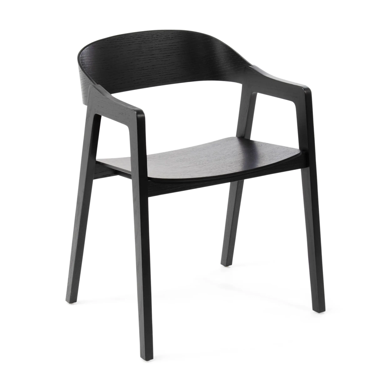 Silla Nórdica Soho de Roble con Brazos | Diseño Minimalista Escandinavo