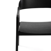 Stuhl aus nordischer Eiche mit Armlehnen Soho | Skandinavisches Minimalistisches Design