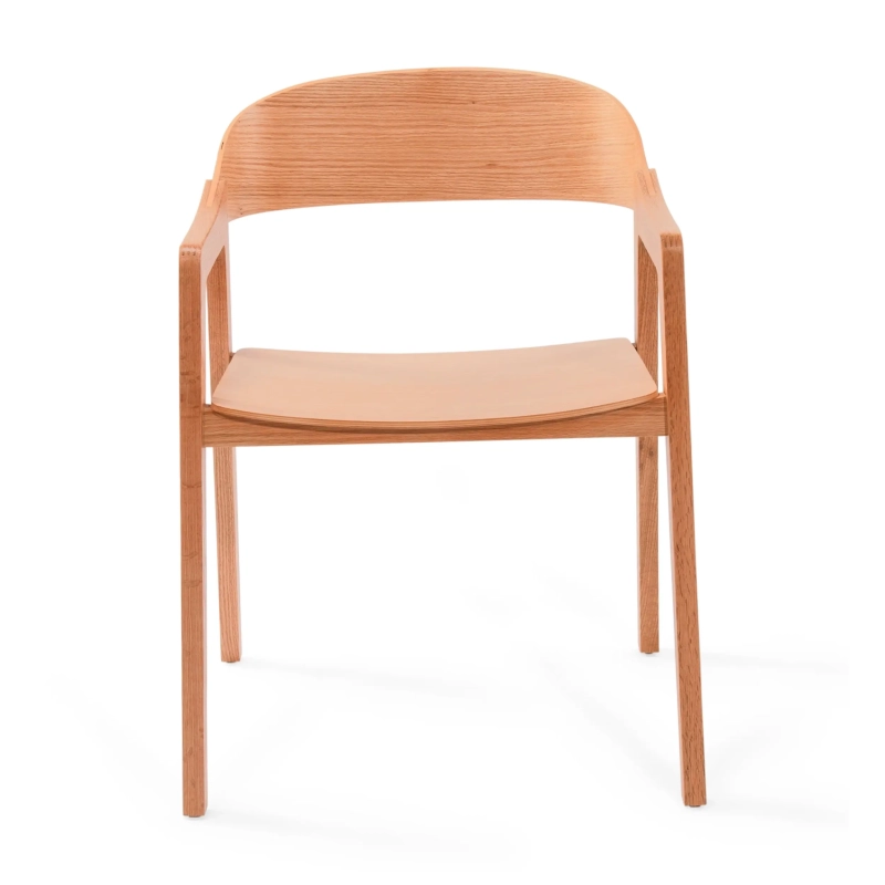 Nordic Oak Oak Chair with Arms Soho | Scandinavian Minimalist Design