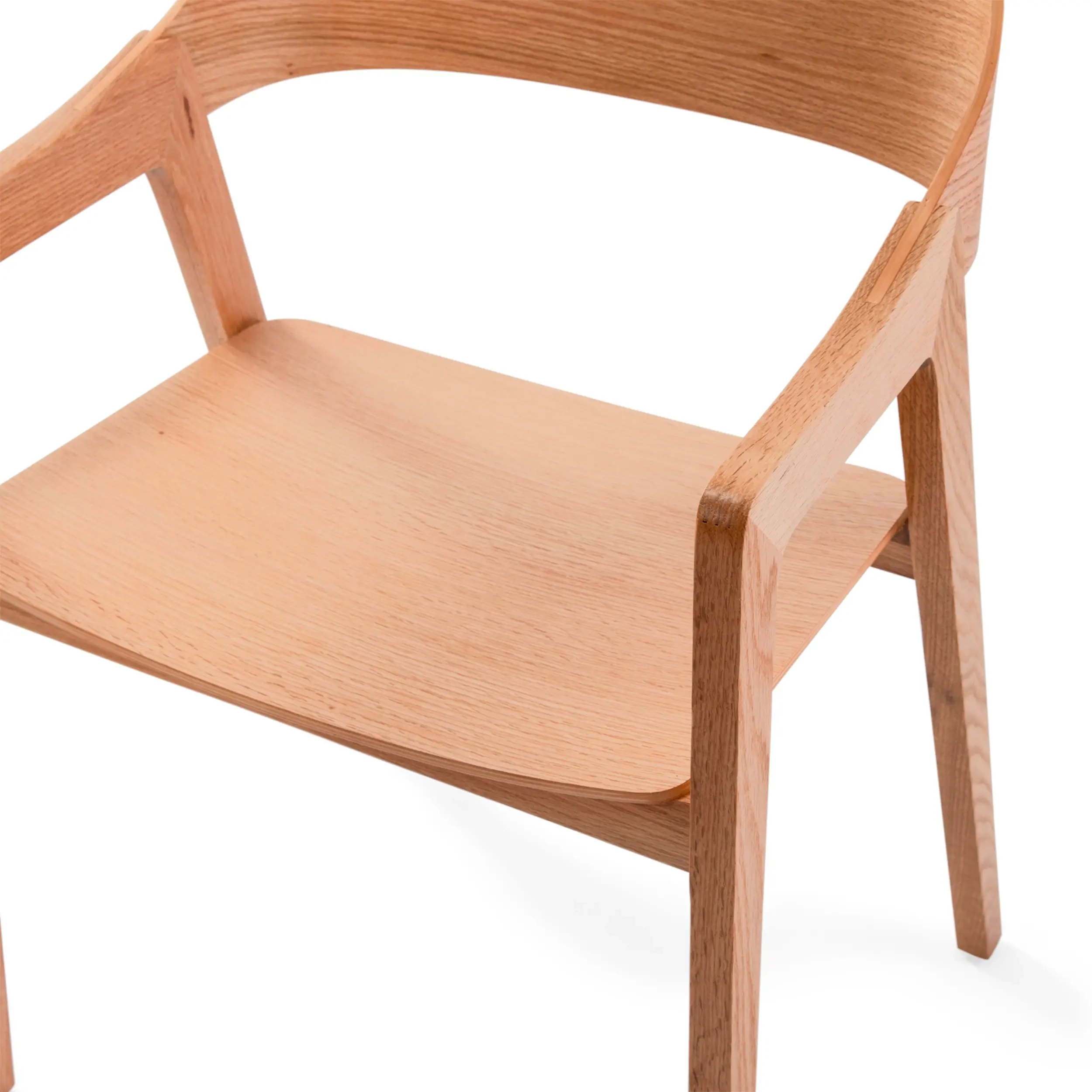 Sedia nordica in rovere con braccioli Soho | Design minimalista scandinavo