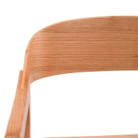 Sedia nordica in rovere con braccioli Soho | Design minimalista scandinavo