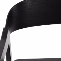 Sedia nordica in rovere con braccioli Soho | Design minimalista scandinavo