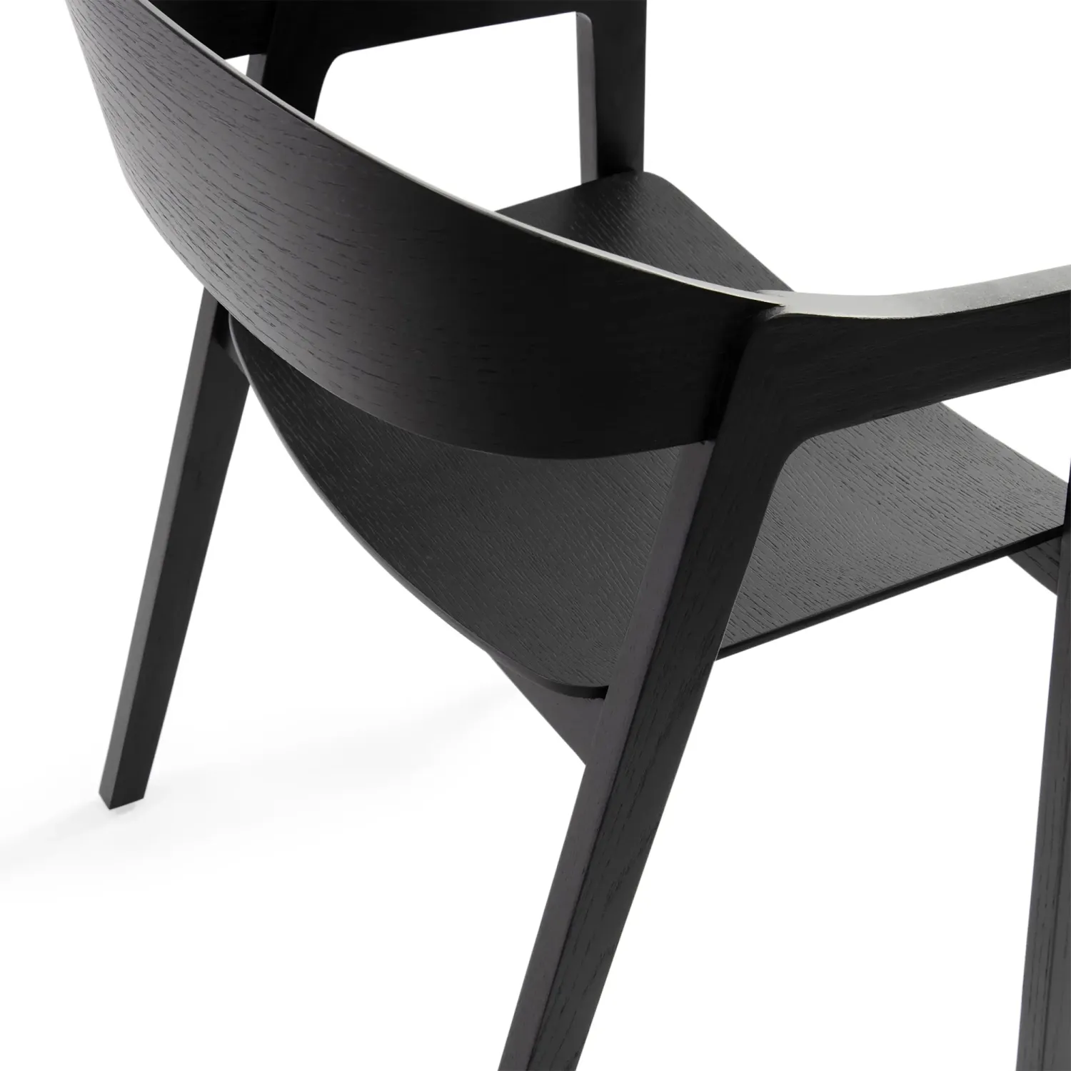 Sedia nordica in rovere con braccioli Soho | Design minimalista scandinavo