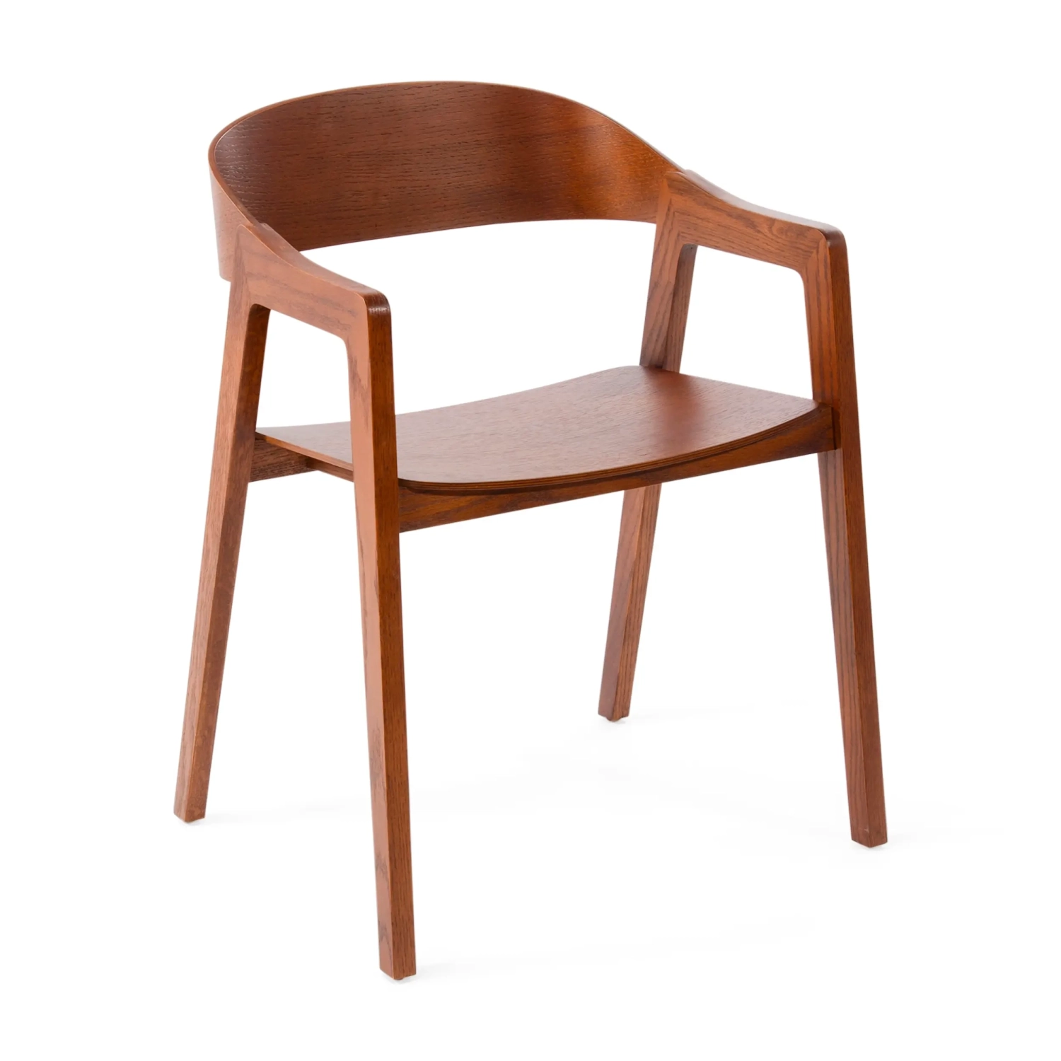 Nordic Oak Oak Chair with Arms Soho | Scandinavian Minimalist Design