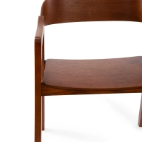 Silla Nórdica Soho de Roble con Brazos | Diseño Minimalista Escandinavo