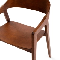 Nordic Oak Chair with Arms Soho | Skandinaavinen minimalistinen muotoilu | Scandinavian Minimalist Design