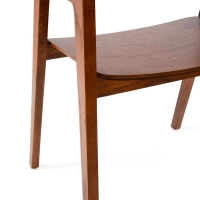 Nordic Oak Oak Chair with Arms Soho | Scandinavian Minimalist Design