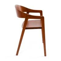 Nordic Oak Oak Chair with Arms Soho | Scandinavian Minimalist Design