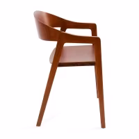 Sedia nordica in rovere con braccioli Soho | Design minimalista scandinavo