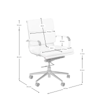 Sedia da ufficio imbottita Task | Design classico e comfort moderno