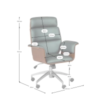 Sedia da ufficio Nordic Executive - Sedie da ufficio-Mobilie Design