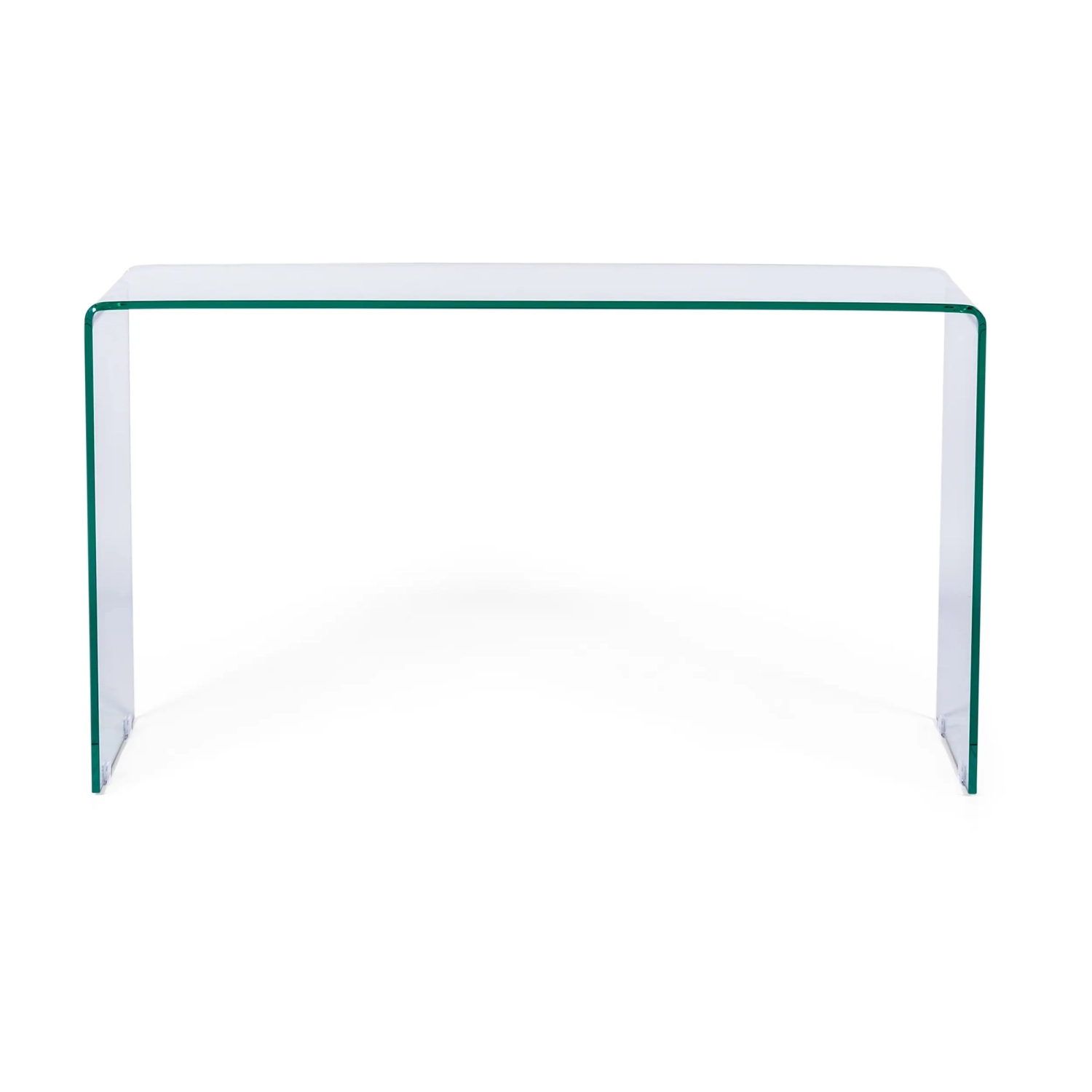 Ice Console Console Table : 12 mm transparent tempered glass