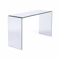 Mesa consola Ice Console | Cristal templado transparente 12 mm