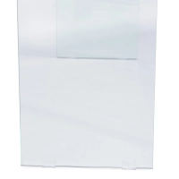 Ice Console Console Table : 12 mm transparent tempered glass
