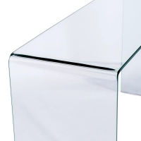 Konsolbord Ice Console : 12 mm klart härdat glas