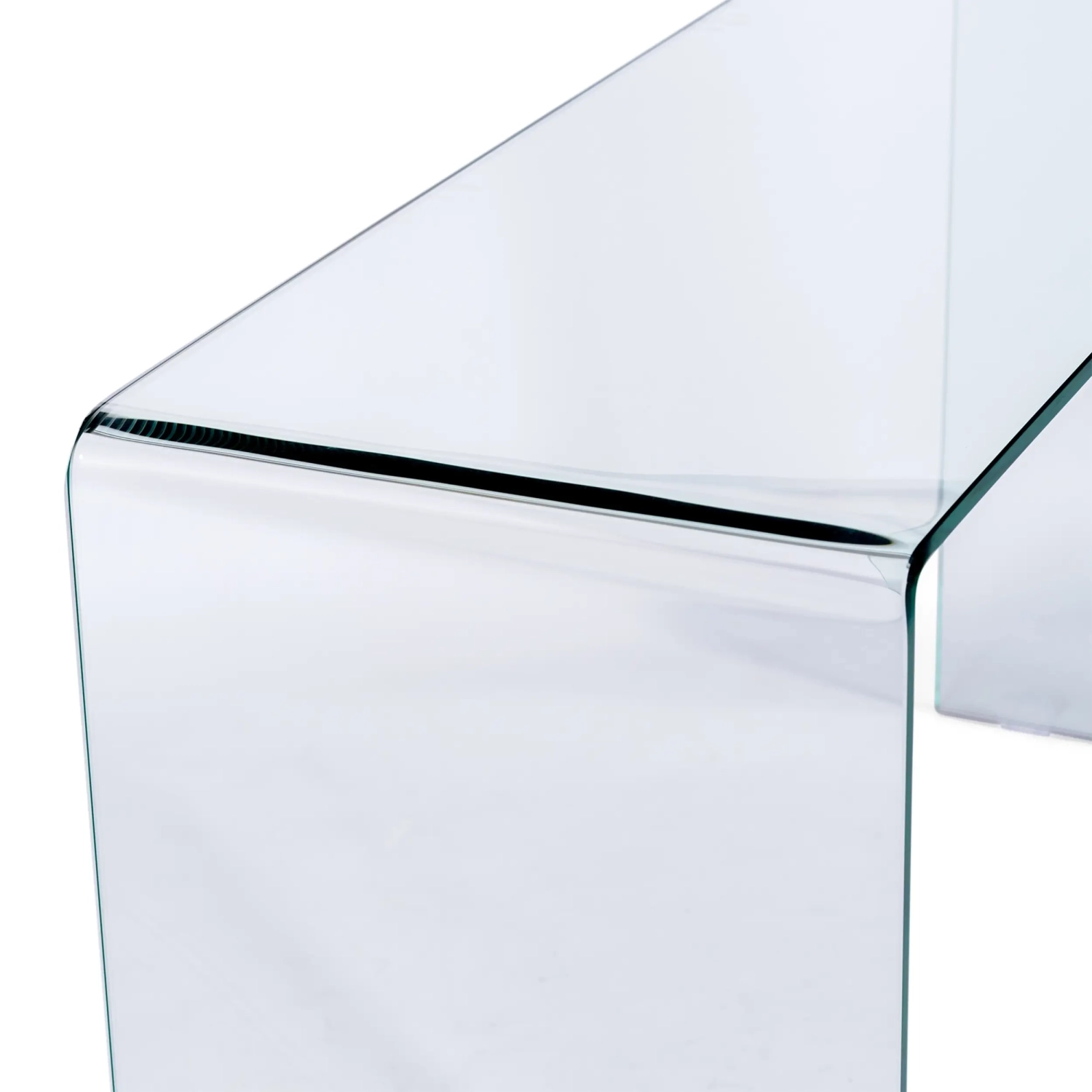 Konzolový stolek Ice Console : 12 mm čiré tvrzené sklo