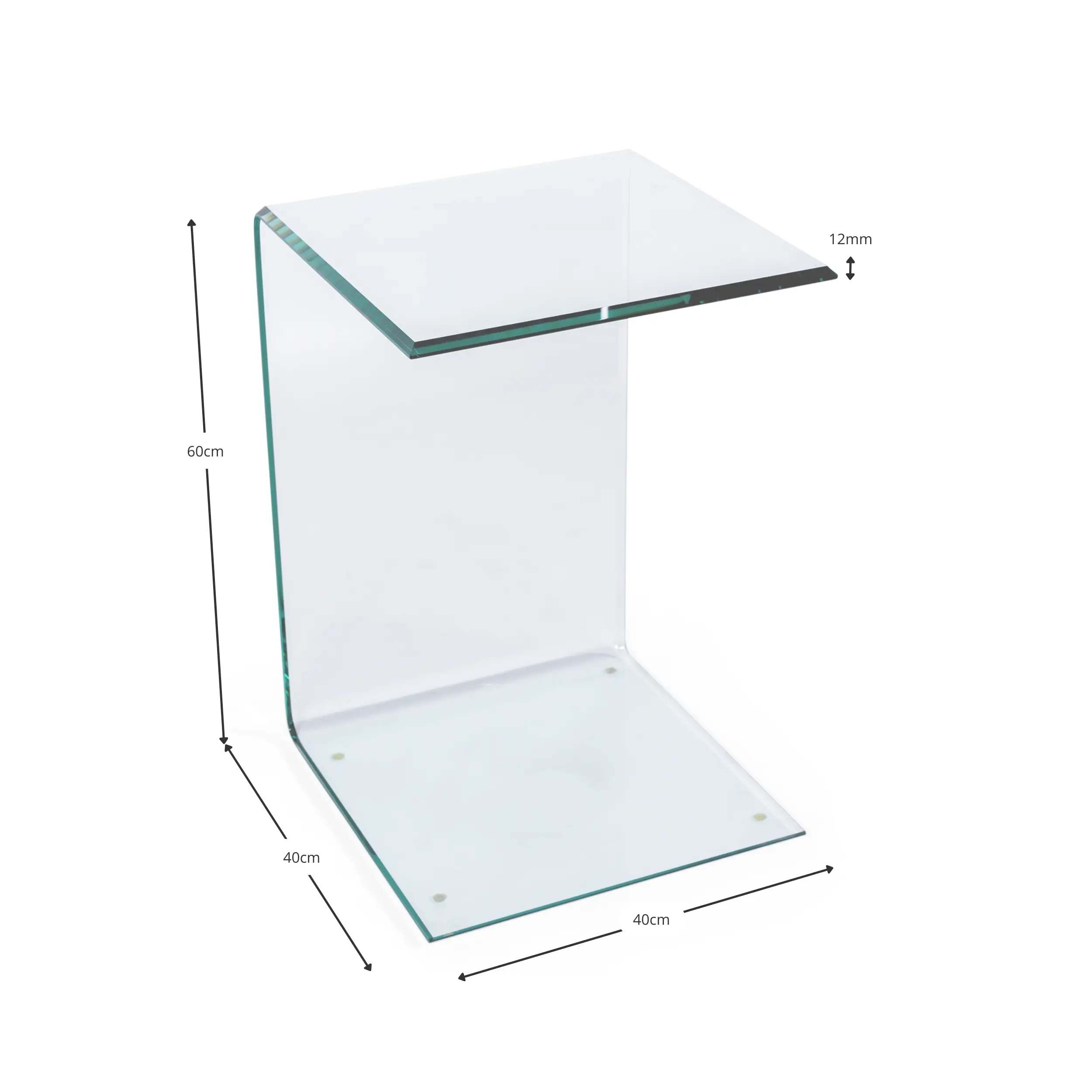 Tavolino Ice | Tavolino e tavolino in vetro temperato