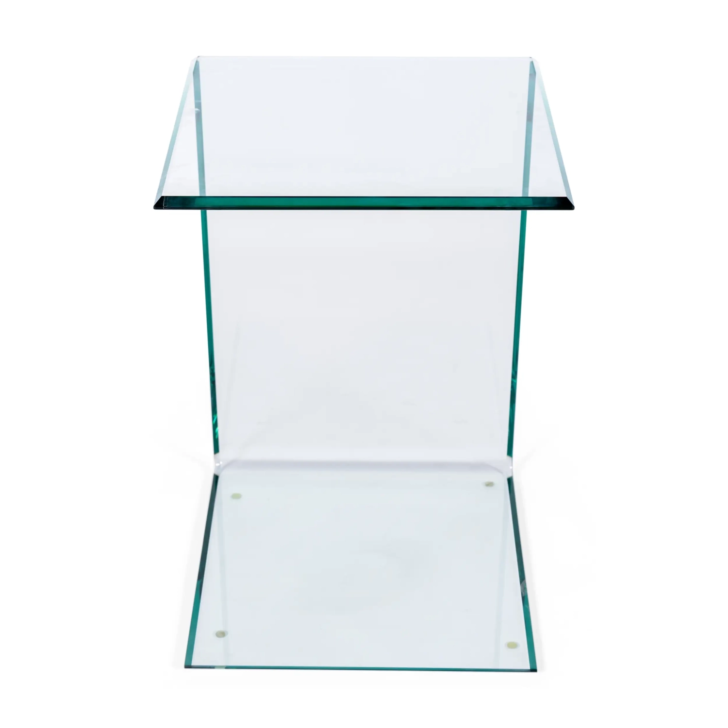 Mesa Ice Side | Mesa auxiliar y de centro en cristal templado