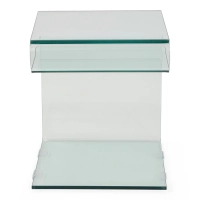 Winter Side Table | Odkládací a konferenční stolek z tvrzeného skla