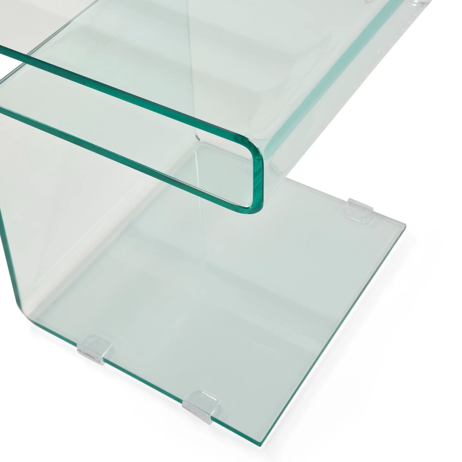 Winter Side Table : Side table and coffee table in tempered glass