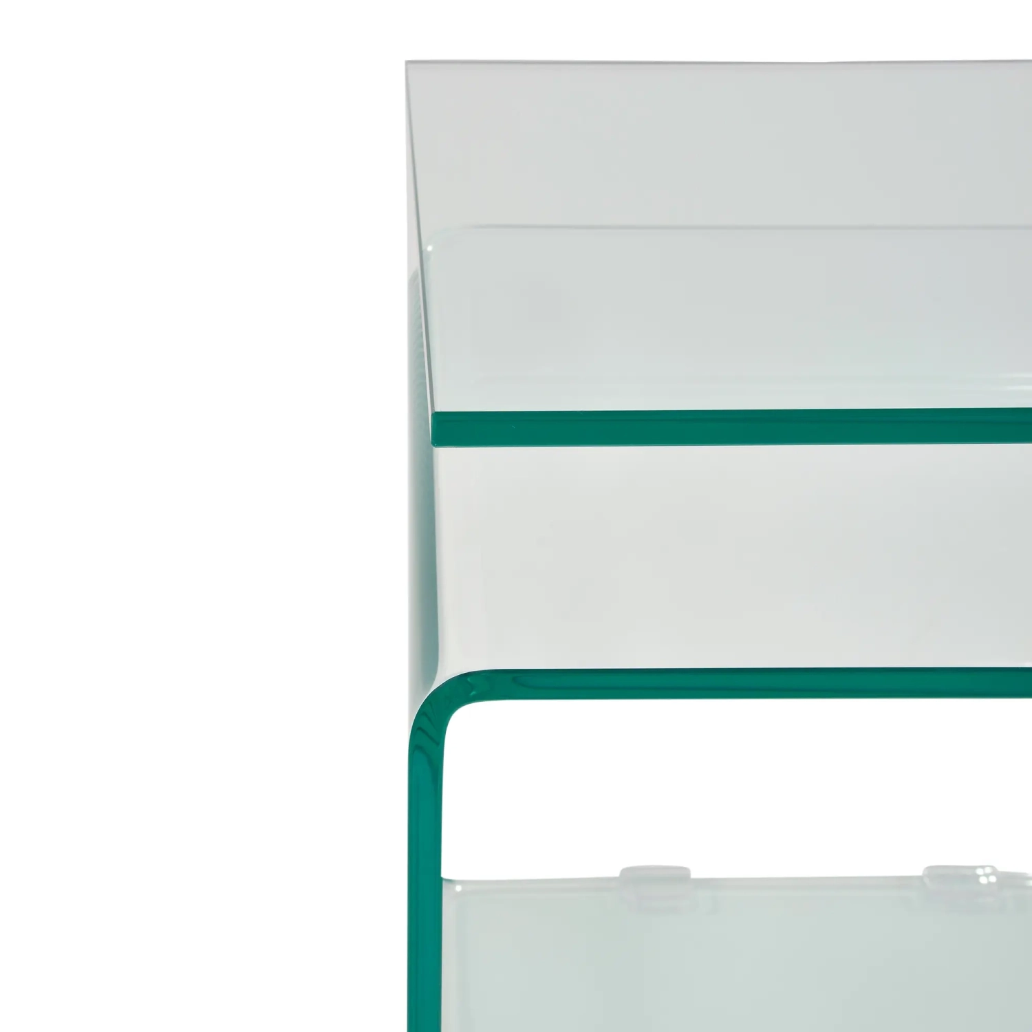 Winter Side Table : Side table and coffee table in tempered glass