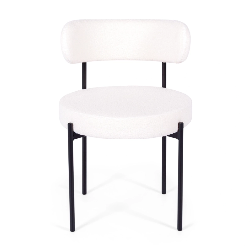 Cadeira Lenine estofada em veludo - design elegante e moderno 🪑