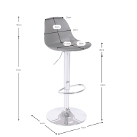 Hocker verstellbare Kansas | Modernes, ergonomisches Design