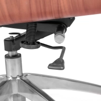 Silla de oficina nórdica - Sillas de oficina de cuero - Mobiliario de diseño