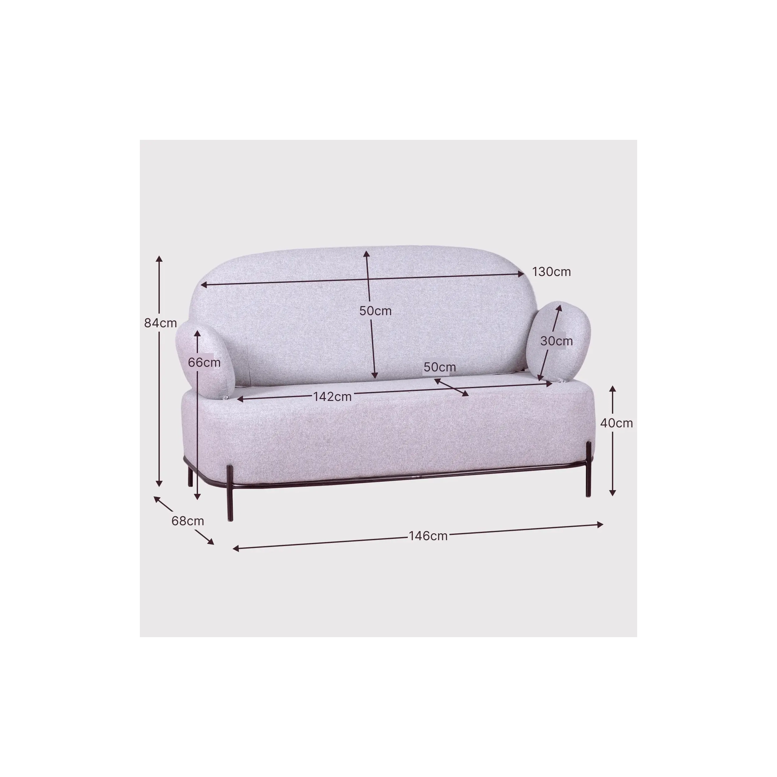 Divani Clair con braccioli - Divani design - Mobilie Design