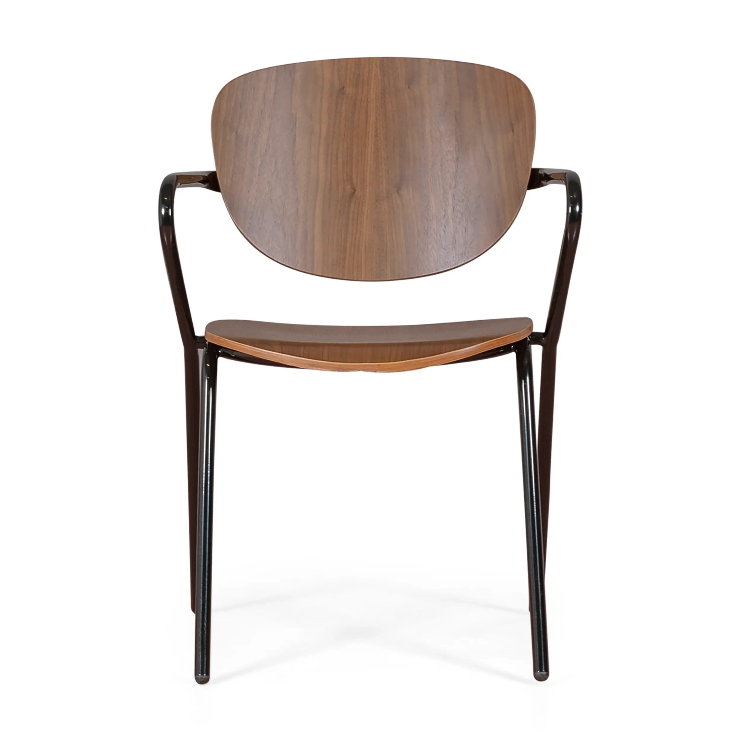 Sedia industriale Alpha in legno di noce - Sedie in legno - - Sedie - Industriale - Sedie Mobilie Design