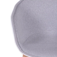 Sedia con piumone Daxer imbottita in cotone - Mobilie Design