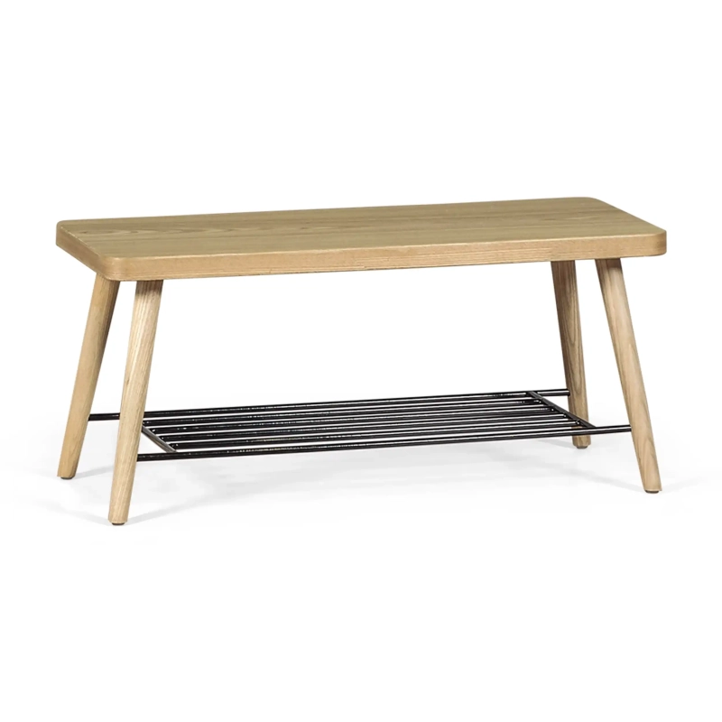 Bristol Beech Wooden Bench Scandinavian - Mueble Design