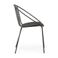 Cadeira metálica Bali - Robusta e moderna para utilização no interior e no exterior - - Bali Mueble Design