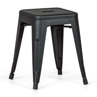 Taboret industrialny Bistro 45CM Matt - Industrialne krzesła i taborety
