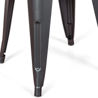 Taboret industrialny Bistro 45CM Matt - Industrialne krzesła i taborety