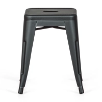 Taboret industrialny Bistro 45CM Matt - Industrialne krzesła i taborety