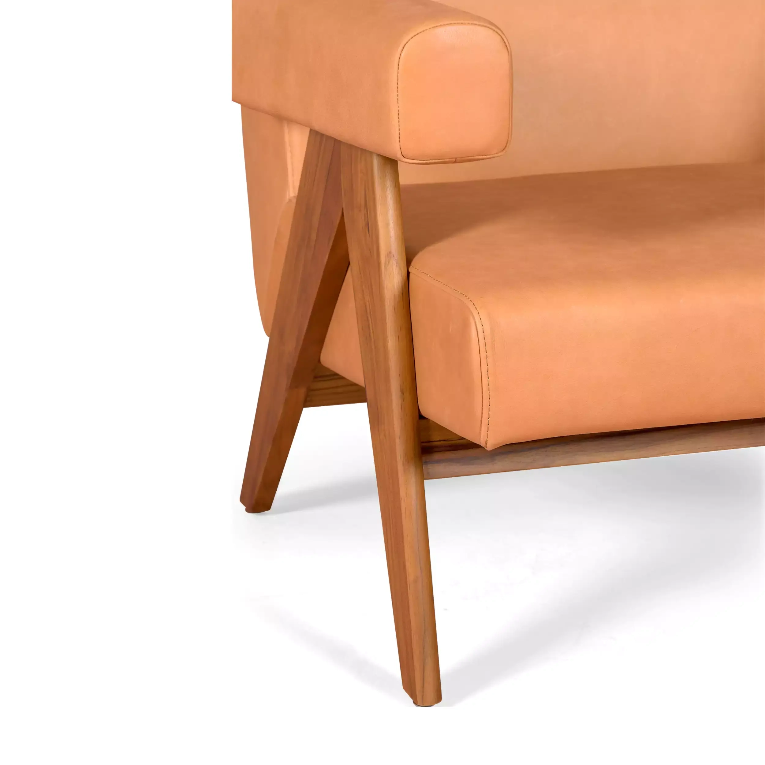 Sedia lounge comfort Compass - Eleganza retrò vintage - Mobilie Design