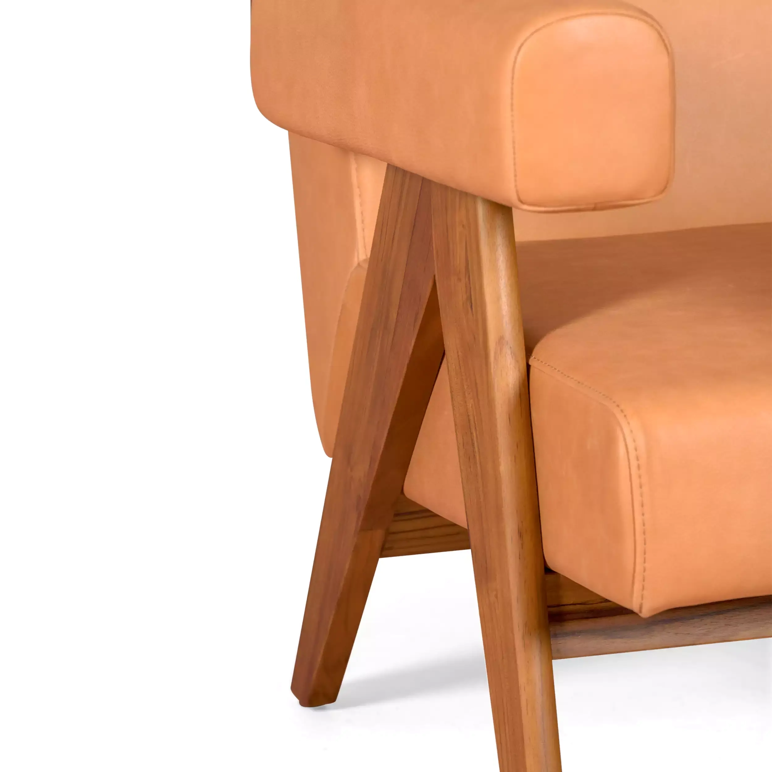 Sedia lounge comfort Compass - Eleganza retrò vintage - Mobilie Design