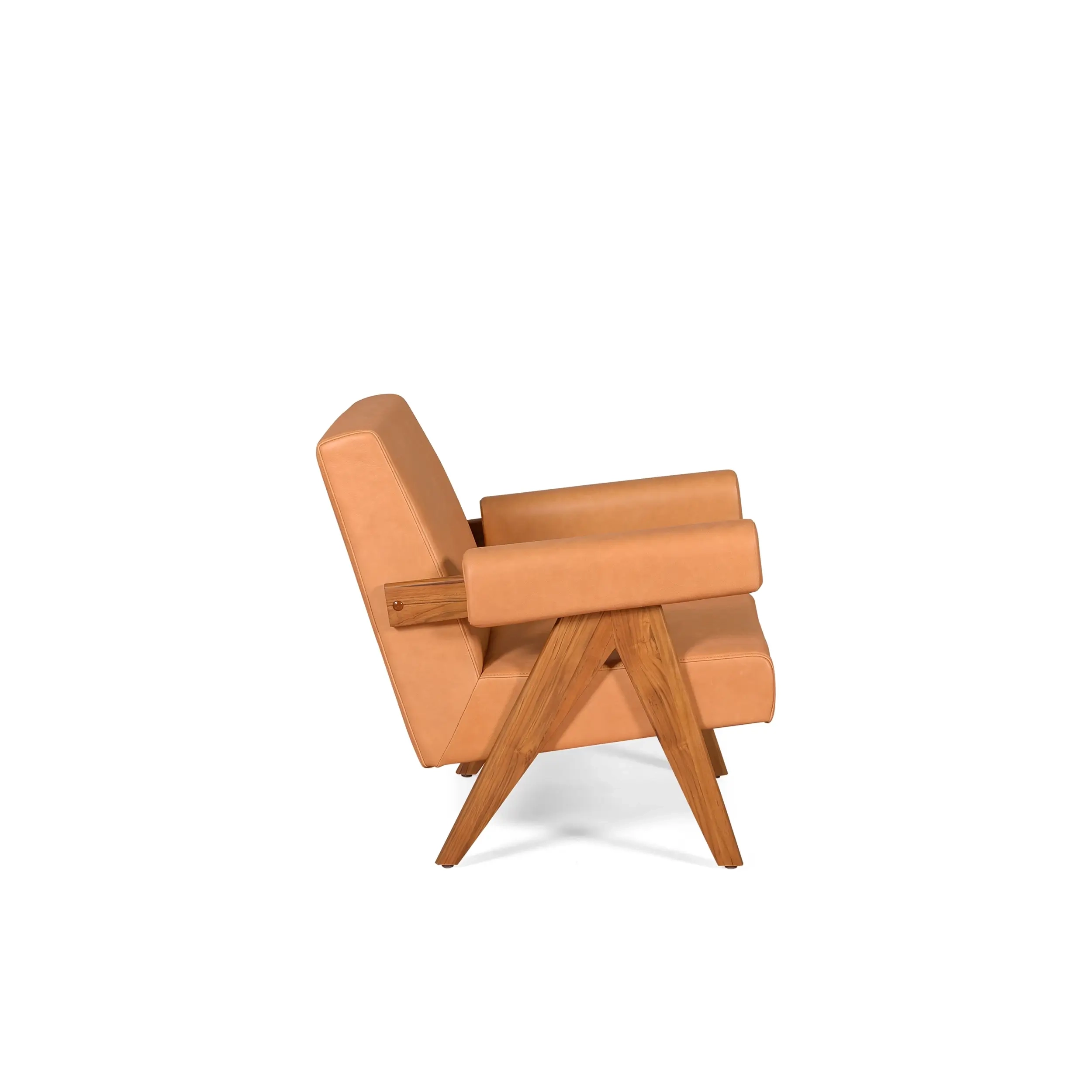 Sedia lounge comfort Compass - Eleganza retrò vintage - Mobilie Design