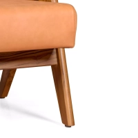 Sedia lounge comfort Compass - Eleganza retrò vintage - Mobilie Design