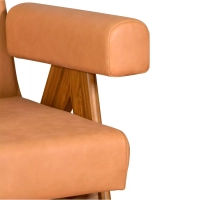 Sedia lounge comfort Compass - Eleganza retrò vintage - Mobilie Design