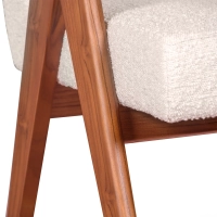 Silla Compass - Diseño Retro Vintage en Madera de Teca - Mueble Design