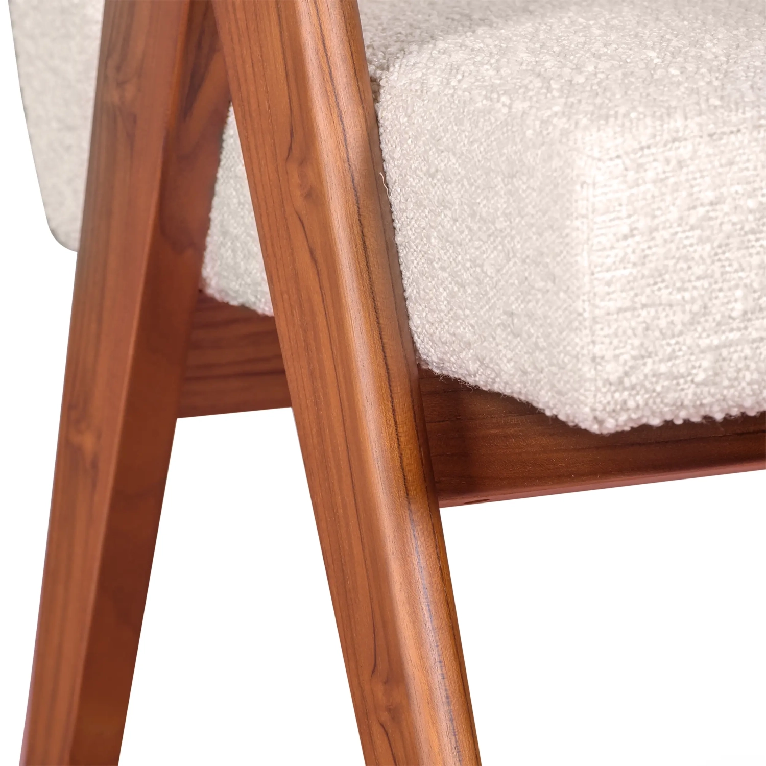 Stuhl Compass - Vintage Retro Design aus Teakholz - Mobelarium