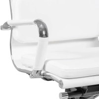 Cadeira de escritório estofada Task Design clássico e conforto moderno