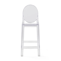 Replica dello sgabello trasparente Victoria Ghost - Mobilie Design