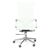 Bureaustoel met hoge rugleuning | Ergonomie en modern ontwerp in kunstleer